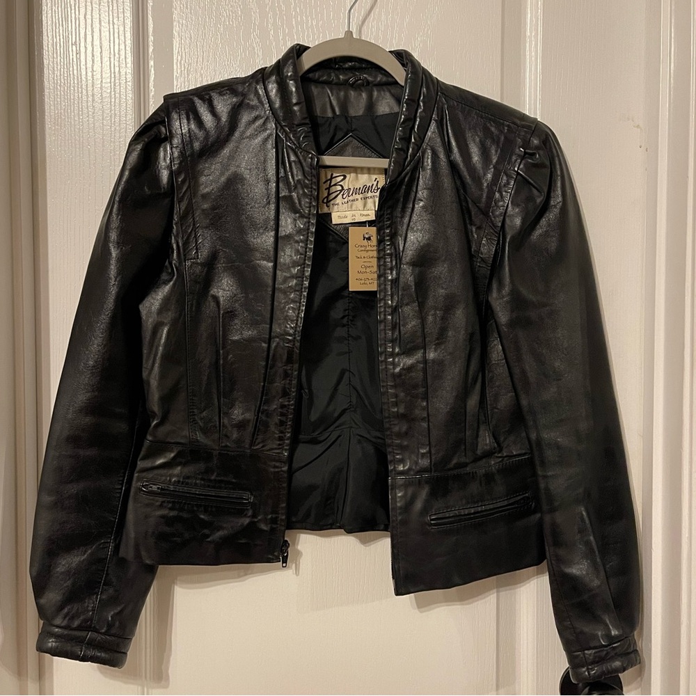 VINTAGE Genuine Leather Jacket